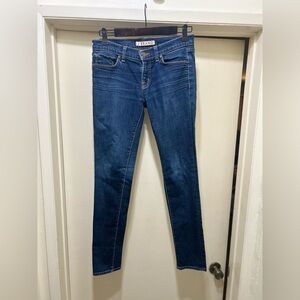 J Brand Womens Jeans Size 27 Ink Denim Stretch Low Rise Skinny Leg Blue